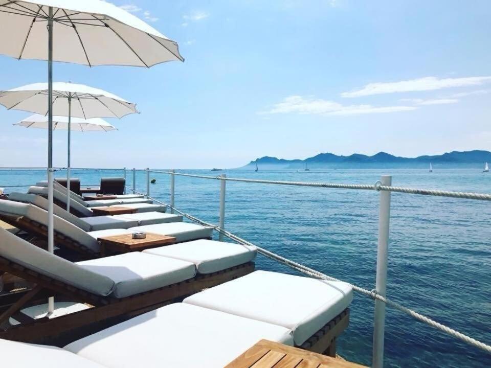 Superbe Appartement Avec Terrasse 1Mn Des Plages De La Croisette Κάννες Εξωτερικό φωτογραφία
