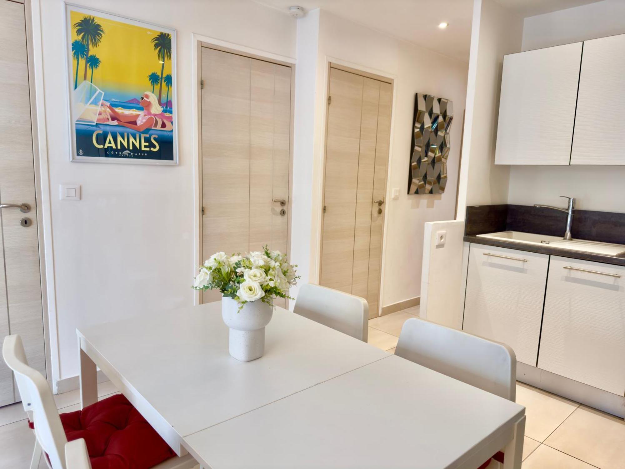Superbe Appartement Avec Terrasse 1Mn Des Plages De La Croisette Κάννες Εξωτερικό φωτογραφία